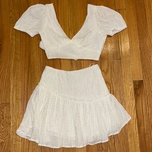 Princess Polly White Skirt Set